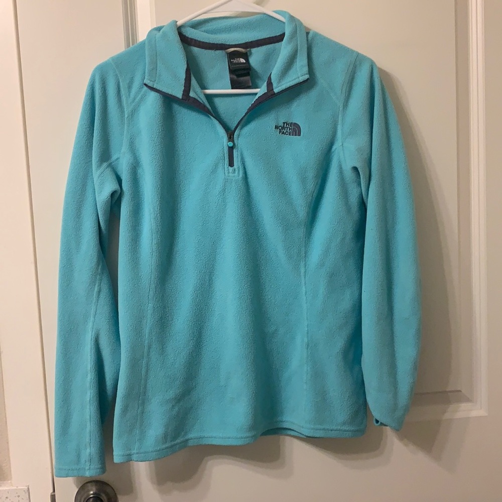 Women’s north face quarter zip fleece size M